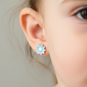 Earring Girl Blue