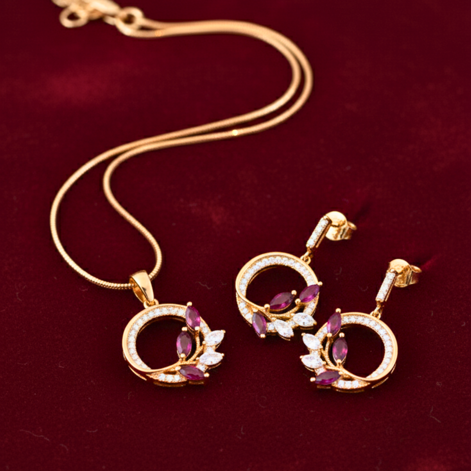 Seri Silver Pendant Set